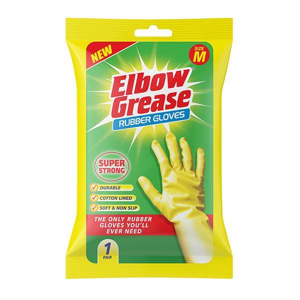 Elbow Grease Super Strong Rubber Gloves - Smartkartz.co.uk