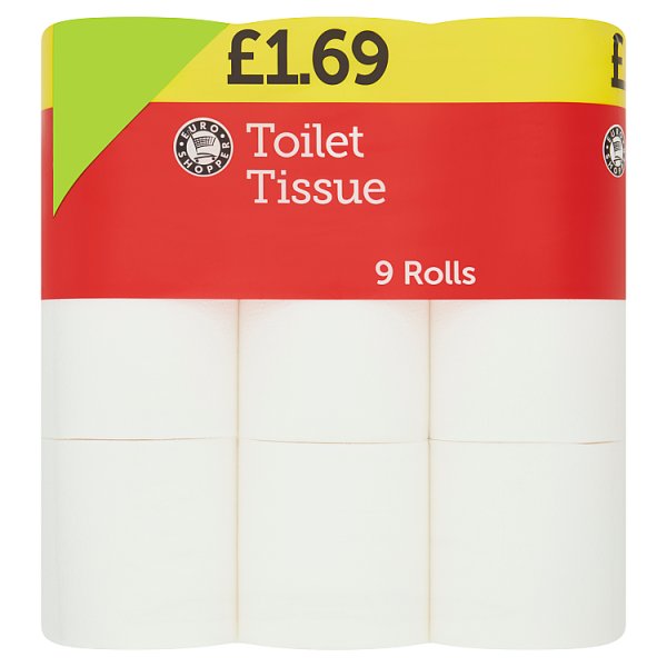 Euro Shopper Toilet Tissue 9 Rolls - Smartkartz.co.uk