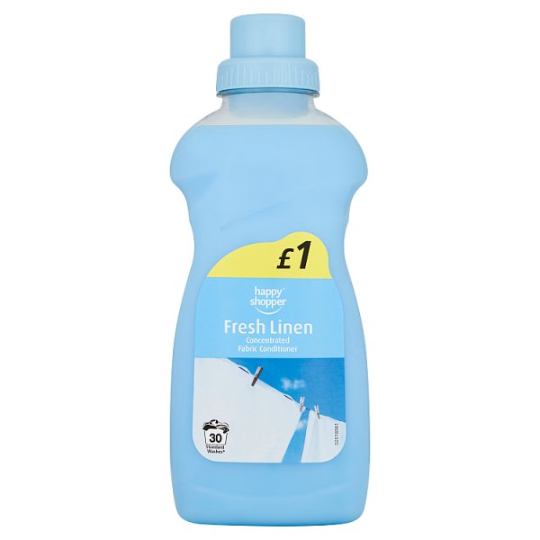 Happy Shopper Fresh Linen Concentrated Fabric Conditioner 750ml - Smartkartz.co.uk