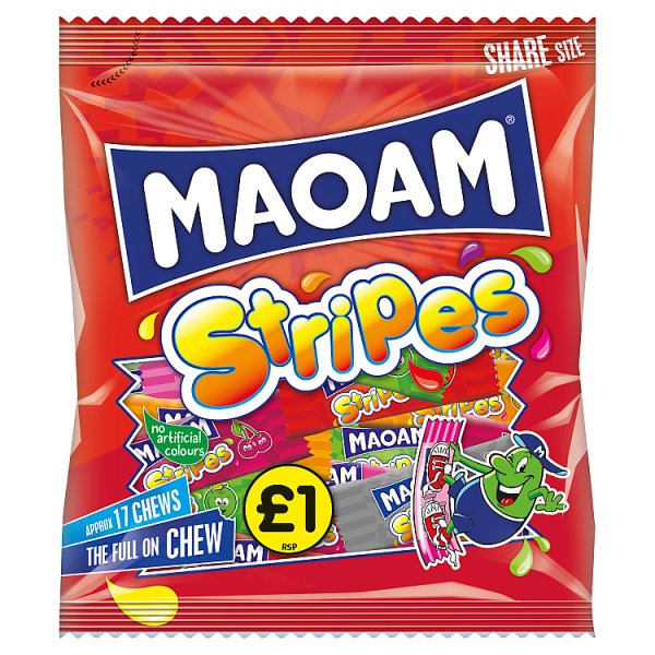 MAOAM Stripes Bag 140g - Smartkartz.co.uk