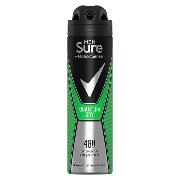 Sure Quantum Dry Anti-perspirant Deodorant Aerosol 150ml - Smartkartz.co.uk