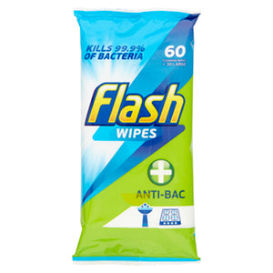 Flash Cleaning Wipes - Anti Bac - Smartkartz.co.uk