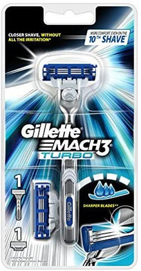 Gillette Mach3 Razor For Men + 2 Blades - Smartkartz.co.uk