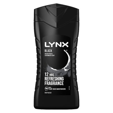 Lynx Black Frozen Pear & Cedarwood Scent Bodywash 225ml - Smartkartz.co.uk
