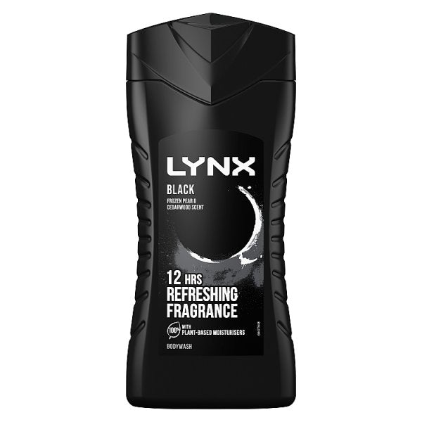 Lynx Black Frozen Pear & Cedarwood Scent Bodywash 225ml - Smartkartz.co.uk