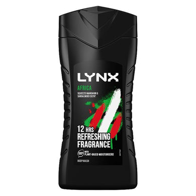 Lynx Africa Squeezed Mandarin & Sandalwood Scent Bodywash 225ml - Smartkartz.co.uk