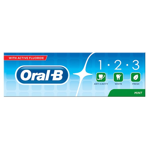 Oral-B 123 Fresh Mint Toothpaste 75ml - Smartkartz.co.uk