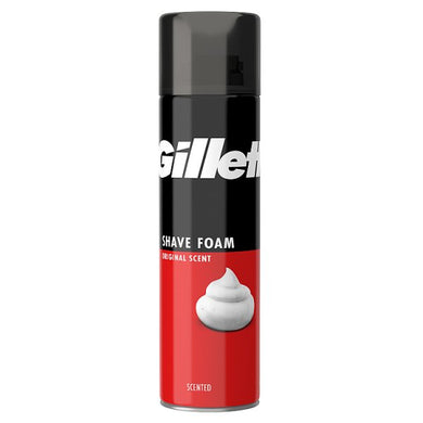 Gillette Classic Men's Shaving Foam Regular 200ml - Smartkartz.co.uk